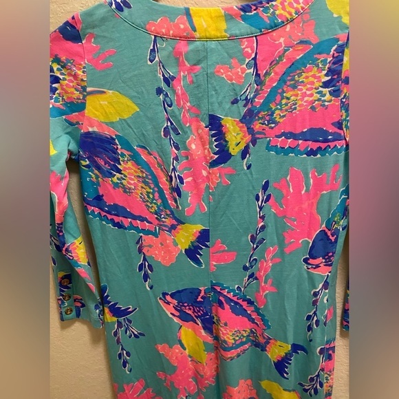 Lilly Pulitzer Riva Dress In Sandstorm Print - Picture 9 of 10